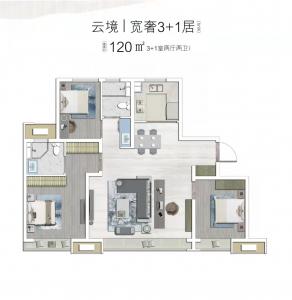 建面120㎡-3室2厅2卫