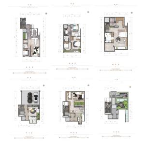 建面约310下叠-5室4厅1厨6卫