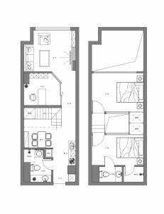 建面62㎡-3室1厅2卫