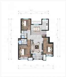 建面112㎡-3室2厅2卫