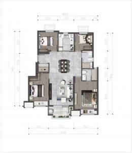 建面118㎡-4室2厅2卫