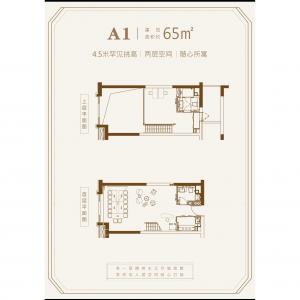 建面65㎡-1室厅1卫